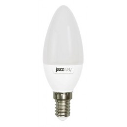 Лампа светодиодная PLED-SP 9Вт C37 свеча 3000К тепл. бел. E14 820лм 230В JazzWay 2859457A