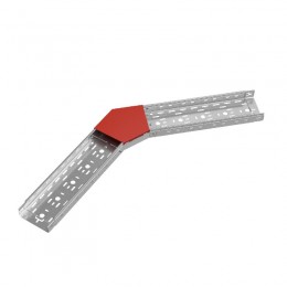 Крышка для угла горизонтального 45град. осн.150 сталь 1мм 