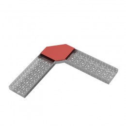 Крышка для угла горизонтального 90град. осн.300 сталь 1мм 