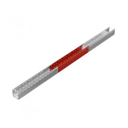 Лоток листовой перфорированный 100х100 L3000 сталь 0.7мм 