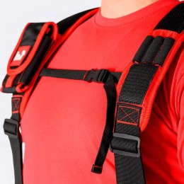 Пояс монтажный усиленный KM-BELTBAGSET-23 с подсумками; разгрузочн. ремнями и магнитным держателем КМ LO51642