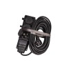 Удлинитель на каучуковой колодке 3х10м 16А IP44 250В 4кВт каучук КГ 3х2.5 черн. УХз16 Россия КОСМОС YKsm10m-3g(16A)KG-B
