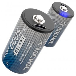 Аккумулятор C Li-ion 5000мАч (блист.2шт) КОСМОС KOCR14Li5000mWh2B