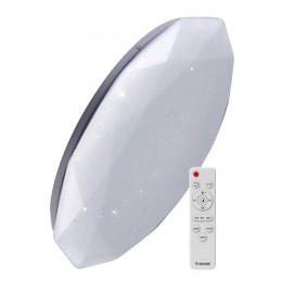 Светильник светодиодный PREMIUM DIAMOND 120Вт 3000-6500К IP40 9960лм 230В 500х90мм настен./потолочн. управляемый с пультом ДУ КОСМОС KSDiam120W