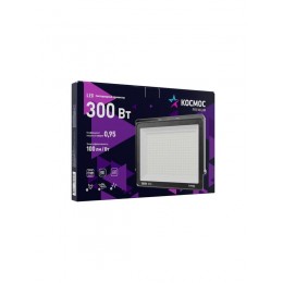 Прожектор светодиодный PREMIUM 300Вт 6500К 30000лм IP65 КОСМОС KOS_PR_LED_300