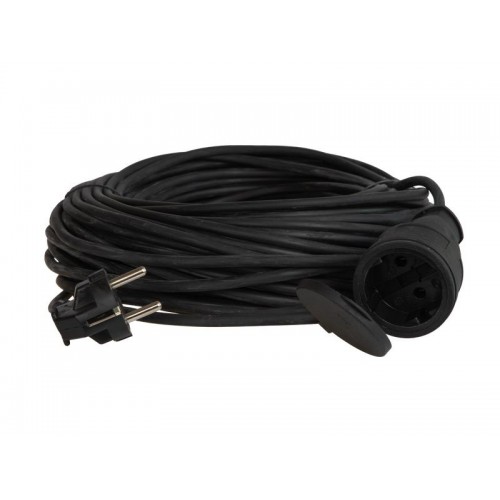 Удлинитель-шнур 1х50м 10А IP44 3500Вт 220-350В КГ 2х1.0мм каучук КОСМОС YSHKsm50m-1g(10A)KG