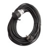 Удлинитель-шнур 1х30м 10А IP44 3500Вт 220-350В КГ 2х1.0мм каучук КОСМОС YSHKsm30m-1g(10A)KG