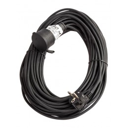 Удлинитель-шнур 1х30м 10А IP44 3500Вт 220-350В КГ 2х1.0мм каучук КОСМОС YSHKsm30m-1g(10A)KG