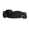 Удлинитель-шнур 1х30м 10А IP44 3500Вт 220-350В КГ 2х1.0мм каучук КОСМОС YSHKsm30m-1g(10A)KG