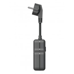 Удлинитель с сетевым фильтром 3х0.3м 10А 2USB + 1USBC 2500Вт ПВС 3х1 компакт черн. КОСМОС FRKsm0.3m-3g(B)USB