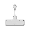 Удлинитель с сетевым фильтром 3х0.3м 10А 2USB + 1USBC 2500Вт ПВС 3х1 компакт бел. КОСМОС FRKsm0.3m-3g(W)USB