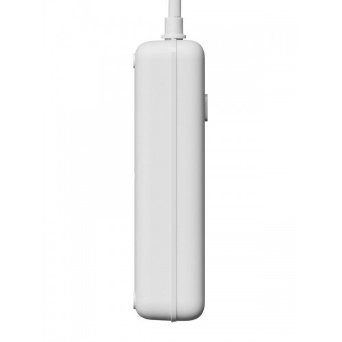 Удлинитель с сетевым фильтром 3х5м 10А 4USB + 2USBC 2500Вт ПВС 3х1 прямоуг. бел. КОСМОС FKsmPR-5m-3g(W)USB