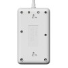 Удлинитель с сетевым фильтром 3х1.5м 10А 4USB + 2USBC 2500Вт ПВС 3х1 прямоуг. бел. КОСМОС FKsm1.5m-3gPF(W)USB