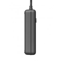 Удлинитель с сетевым фильтром 3х3м 10А 4USB + 2USBC 2500Вт ПВС 3х1 прямоуг. черн. КОСМОС FKsm3m-3gPF(B)USB