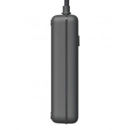 Удлинитель с сетевым фильтром 3х1.5м 10А 4USB + 2USBC 2500Вт ПВС 3х1 прямоуг. черн. КОСМОС FKsm1.5m-3gPF(B)USB