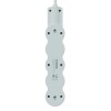 Удлинитель 3х5м с заземл. 10А IP20 USB 2500Вт 220В ПВС 3х1 с выкл. бел. КОСМОС YKsm5m4g-Z-VU10А-W