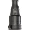 Розетка 16А IP44 прямая с заземл. каучук черн. КОСМОС RKsm-Z-IP(B)16A