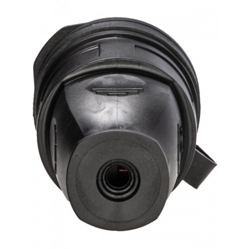 Розетка 16А IP44 прямая с заземл. каучук черн. КОСМОС RKsm-Z-IP(B)16A