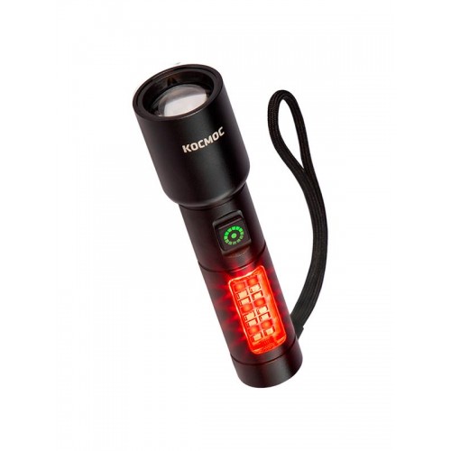 Фонарь ручной аккум. 10Вт LaserLED/широк.cвет/Li-ion 1200мА.ч алюм. КОСМОС (KOC134Lit)