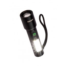 Фонарь ручной аккум. 10Вт LaserLED/широк.cвет/Li-ion 1200мА.ч алюм. КОСМОС (KOC134Lit)