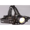 Фонарь налобный аккум. 10Вт P50 LED/Li-ion18650 2х1000мА.ч алюм. КОСМОС (KOC855Lit)