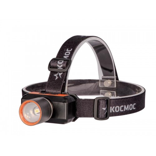 Фонарь налобный аккум. 10Вт Laser LED/ 1200мА.ч ABS пластик + алюм. КОСМОС (KOC534Lit)