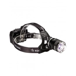 Фонарь налобный аккум. 10Вт P70 LED/Li-ion18650 3х1200мА.ч алюм. КОСМОС (KOC853Lit)