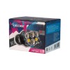 Фонарь налобный 2х4Вт T6 2х2Вт XPE 2x2Вт COB /Li-ion 2х1200мА.ч ABS пластик КОСМОС (KOC852Lit)