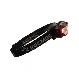 Фонарь налобный аккум. 3Вт XPG 2х3Вт COB/Li-po 1200мА.ч ABS пластик КОСМОС (KOC851Lit)