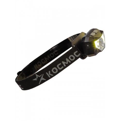 Фонарь налобный аккум. 3Вт XPG 2х3Вт COB/Li-po 1200мА.ч ABS пластик КОСМОС (KOC851Lit)