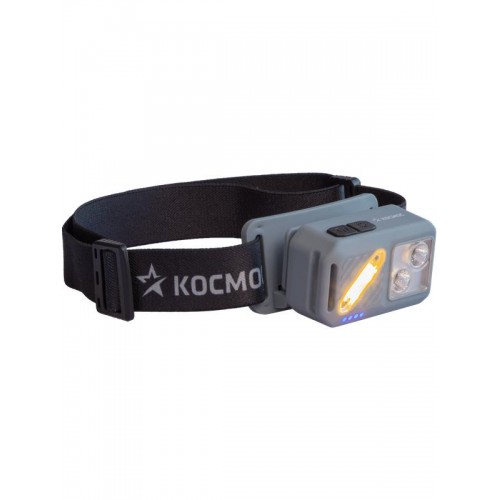 Фонарь налобный 2х2Вт XPG 3х1Вт SMD/Li-po1200мА.ч ABS пластик магниты и крюк КОСМОС (KOC850Lit)