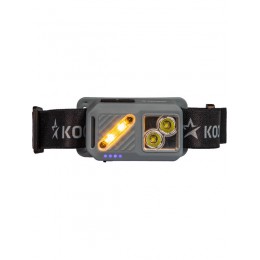 Фонарь налобный 2х2Вт XPG 3х1Вт SMD/Li-po1200мА.ч ABS пластик магниты и крюк КОСМОС (KOC850Lit)