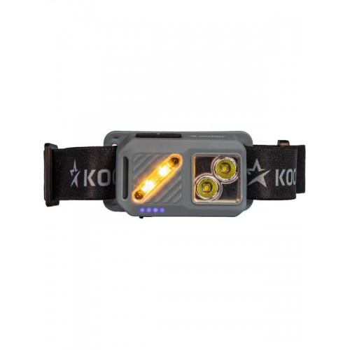 Фонарь налобный 2х2Вт XPG 3х1Вт SMD/Li-po1200мА.ч ABS пластик магниты и крюк КОСМОС (KOC850Lit)