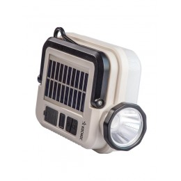 Фонарь кемпинговый аккум. 5Вт Laser Led/59 SMDLed/Li-ion2х18650/2400мА.ч солн. пан КОСМОС(KOC620Lit)