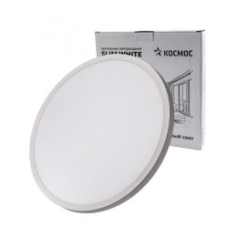 Светильник светодиодный SLIM WHITE 48Вт 4500К IP40 3480лм 230В 500х25мм КОСМОС KSlim48w_W4500K
