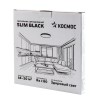 Светильник светодиодный SLIM BLACK 38Вт 4500К IP40 2650лм 230В 400х25мм КОСМОС KSlim38w_B4500K