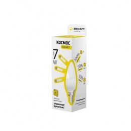 Лампа светодиодная CN 7Вт 220В E14 3000К 3 уровня яркости Smart КОСМОС Lksm_LEDSD7wCNE1430