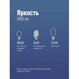 Лампа светодиодная высокомощная 30Вт 6500К E27 Космос LksmHWLED30WE2765