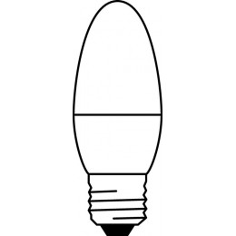 Лампа светодиодная LED Value LVCLB75 10SW/830 10Вт свеча матовая E27 230В 10х1 RU OSRAM 4058075579538
