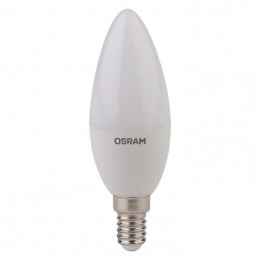 Лампа светодиодная LED Star Classic B 40 5W/827 5Вт свеча матовая 2700К тепл. бел. E14 470лм 220-240В пластик. OSRAM 4052899971608
