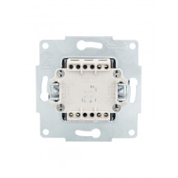 Выключатель 2-кл. СП Vesna механизм черн. бархат LEZARD 742-4288-101