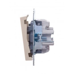 Выключатель 3-кл. СП Vesna механизм крем. LEZARD 742-0388-109