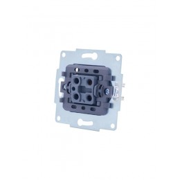 Переключатель проходной 1-кл. СП Vesna механизм бел. LEZARD 742-0288-105