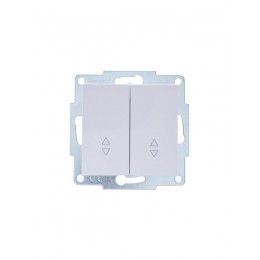 Переключатель проходной 2-кл. СП Vesna механизм бел. LEZARD 742-0288-106