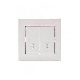 Переключатель проходной 2-кл. СП Vesna механизм крем. LEZARD 742-0388-106