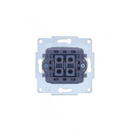 Переключатель проходной 1-кл. СП Vesna с индикацией механизм крем. LEZARD 742-0388-114