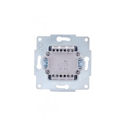 Переключатель проходной 1-кл. СП Vesna с индикацией механизм крем. LEZARD 742-0388-114