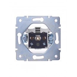 Розетка 1-м СП Vesna без заземл. ПБТ механизм крем. LEZARD 742-0388-121B