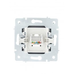 Розетка компьютерная 1-м СП Vesna механизм платина LEZARD 742-3588-139