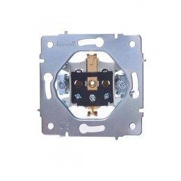 Розетка 1-м СП Vesna с заземл. ПБТ механизм крем. LEZARD 742-0388-122B